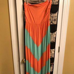 Strapless maxi large
